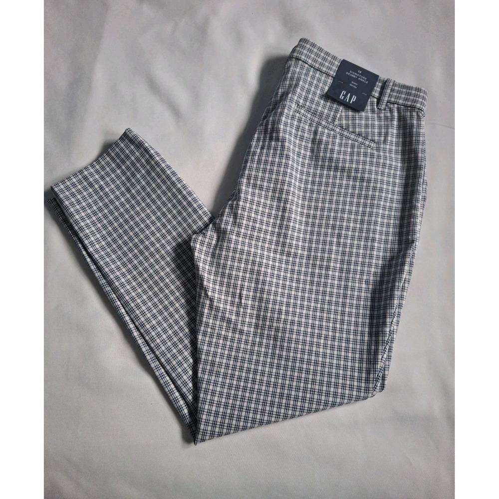 GAP‎ Signature Skinny Ankle Women's Mid Rise Ligh Gray size 12